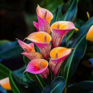 Калла Оникс купить по цене от 450р. в интернет-магазине «Посадика» с доставкой почтой в в Ишимбайе и по всей России – [изображение №1].